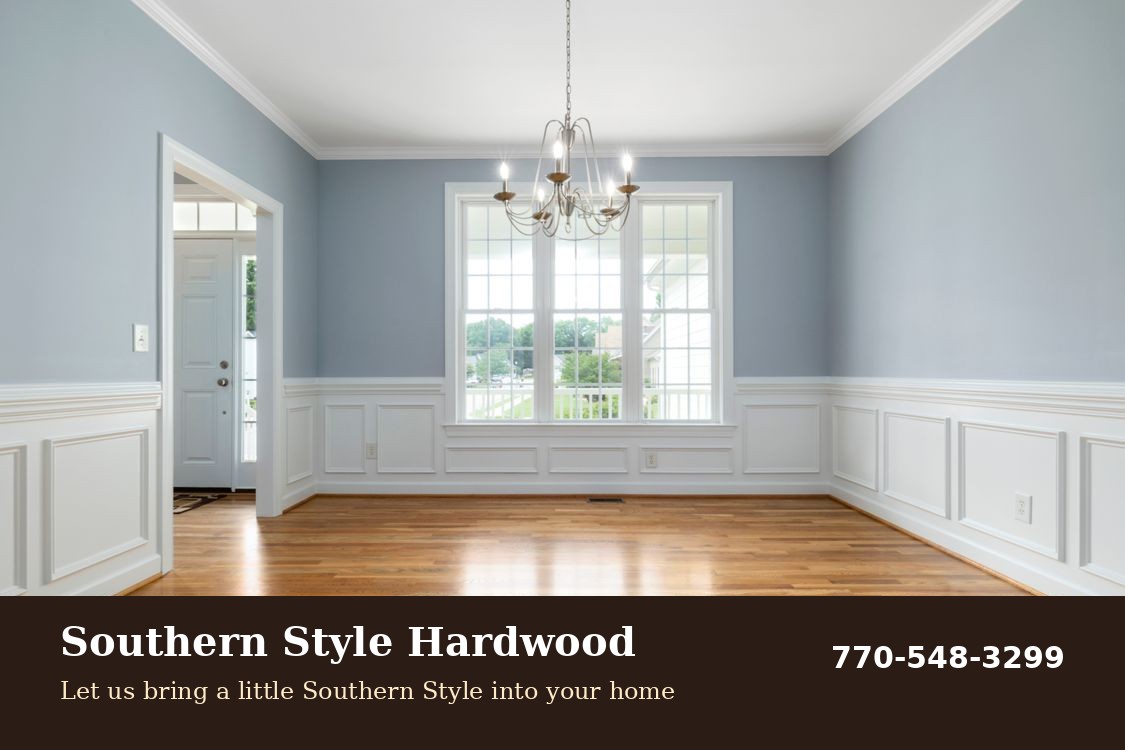 Beautiful hardwood floors in a bright Georgia home | Southern Style Hardwood Flooring Calhoun GA